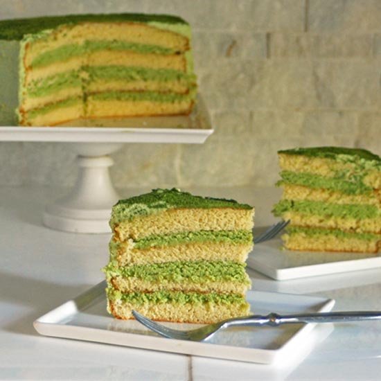 Green Tea and Honey Cake