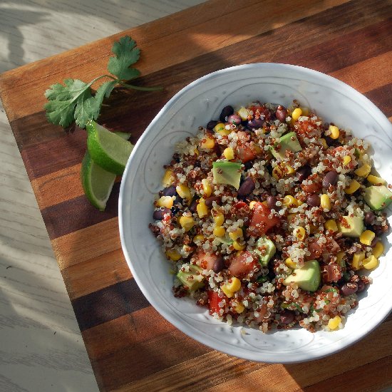 Quinoa, Avocado & Black Bean Salad