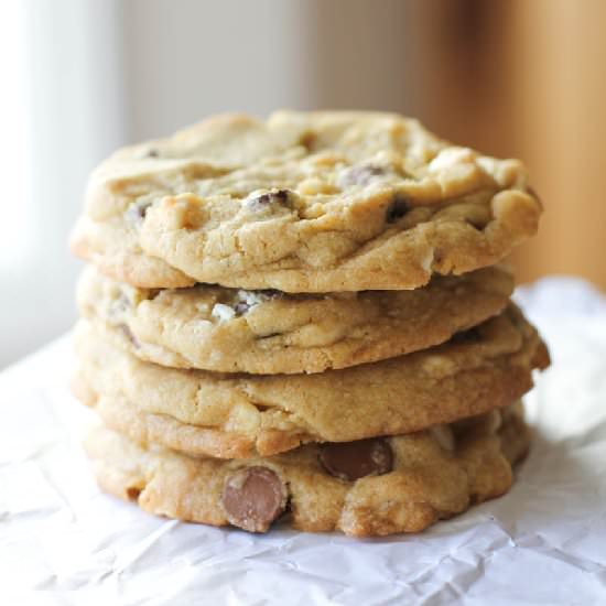 Triple Chocolate Chip Cookies