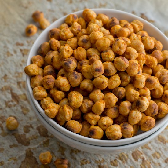 Spicy Roasted Chickpeas