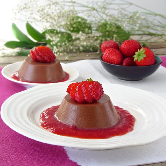 Spiced Chocolate Panna Cotta