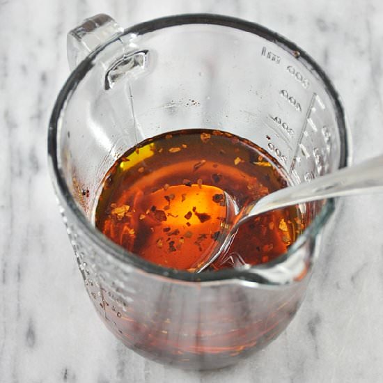 Make your own chili oil