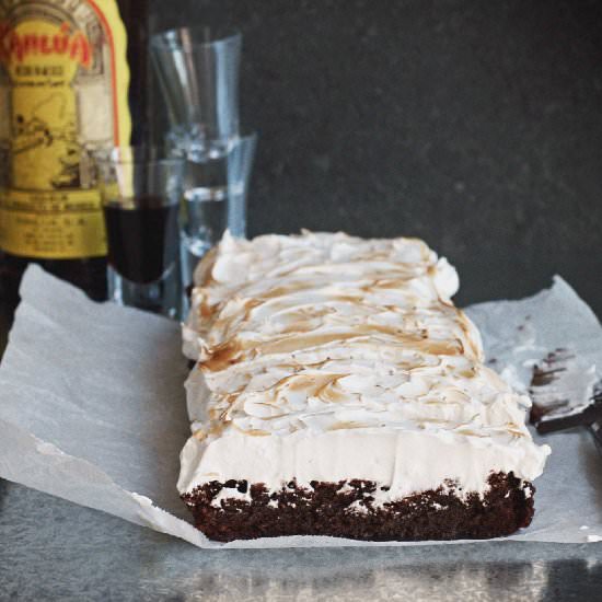 Coffee Meringue Brownies