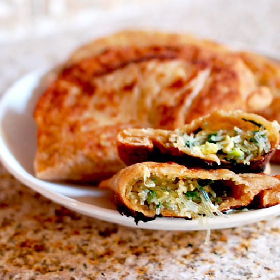 Chinese chive pockets