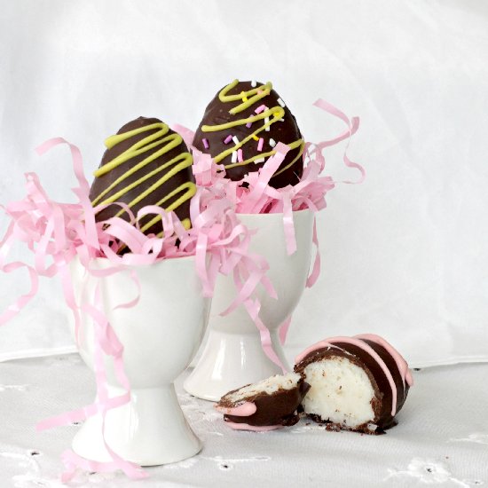 Chocolate Buttercream/Coconut eggs