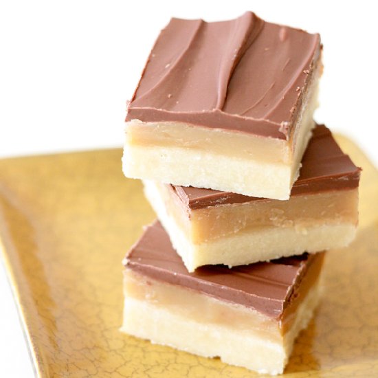 Chocolate Caramel Shortbread