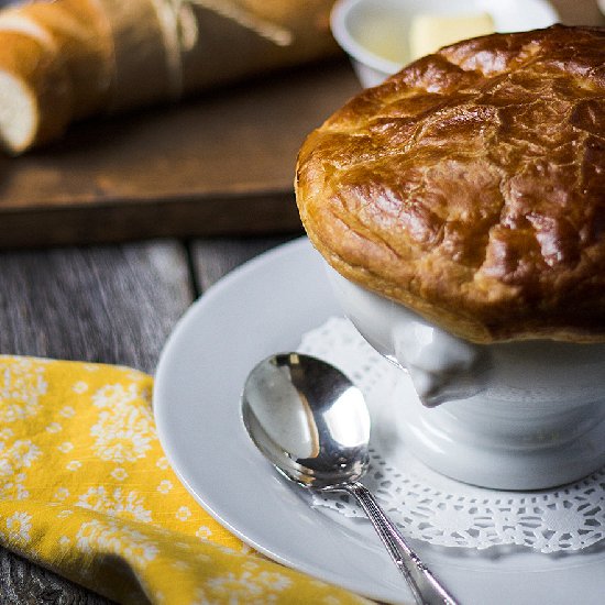 Tomato Soup in Puff Pastry