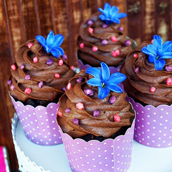 Willy Wonka Chocolate Cupcakes