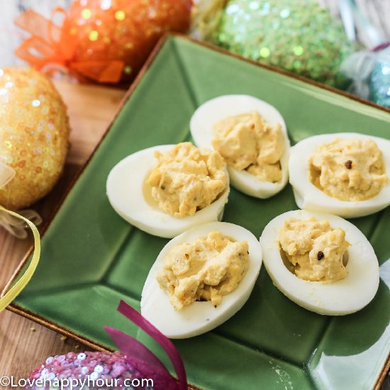 Deviled Eggs with Truffle Salt