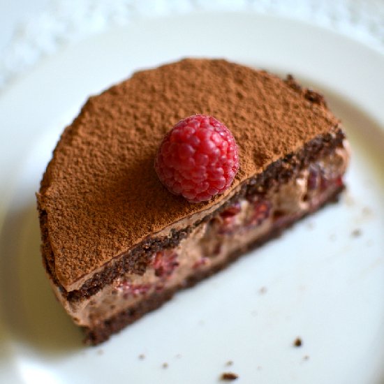 Nutella Raspberry Mini Mousse Cakes