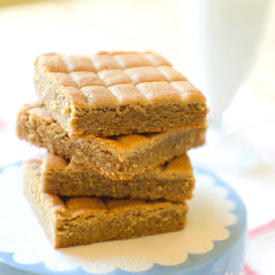 Peanut Butter Cookie Squares