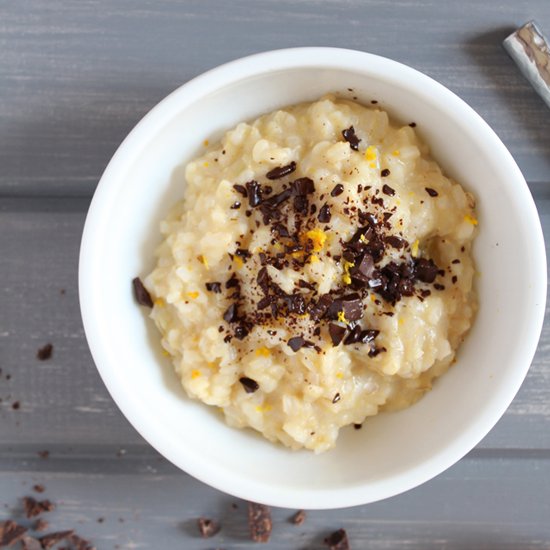 Brown Rice Breakfast Pudding