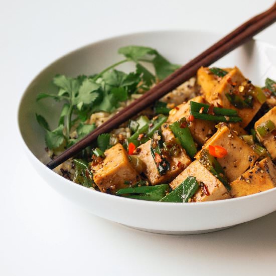 Hot Pepper Tofu