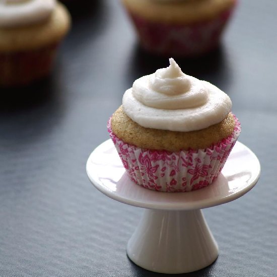 Eggless Cardamom Cupcake Recipe