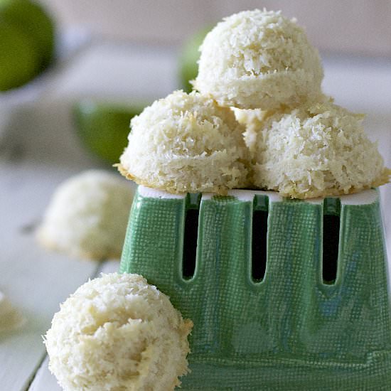 Tangy Coconut Lime Macaroons