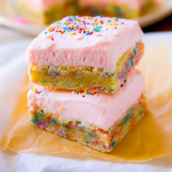 Frosted Sugar Cookie Bars