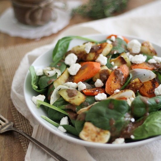 Roasted Root Salad with Balsamic