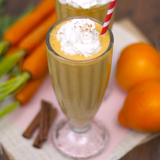 Healthy Carrot Cake Milkshake