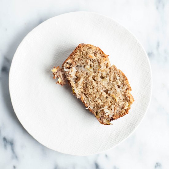 Banana Coconut Loaf