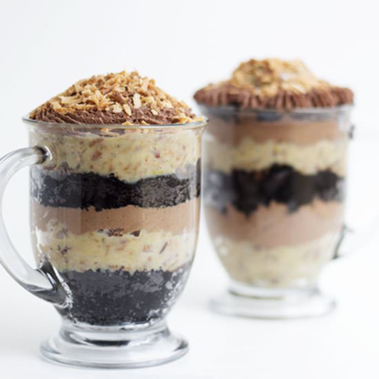 German Chocolate Trifle