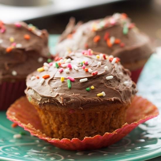 Strawberry Funfetti Cupcake