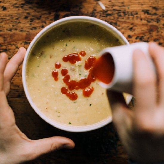 Spicy Potato Tarragon Soup