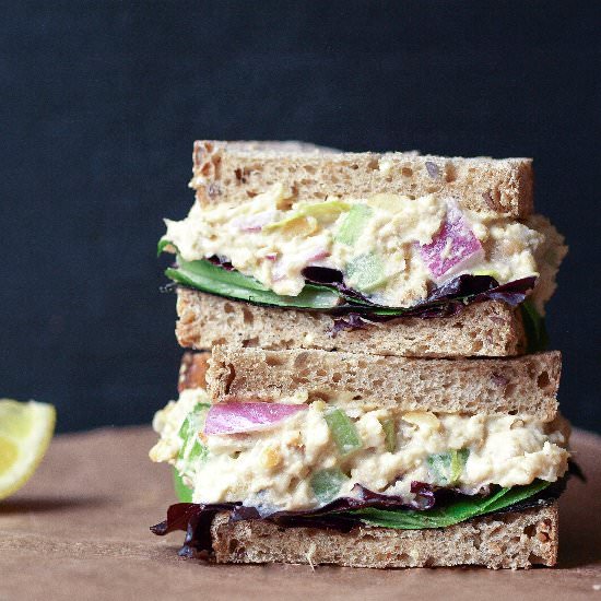 ‘Chickpea of the Sea’ Salad Sandwich