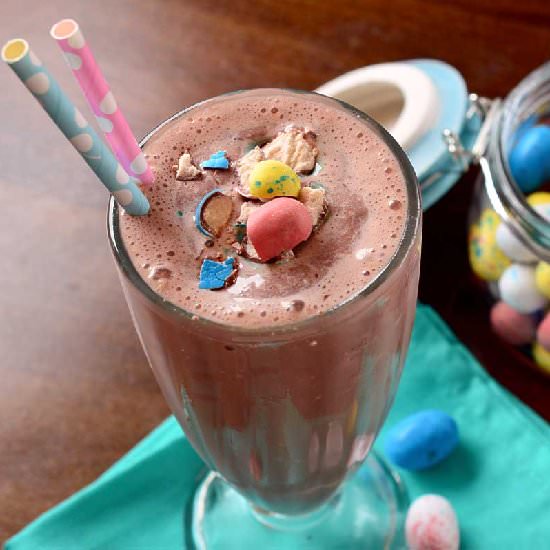 Robin’s Egg Chocolate Milkshake