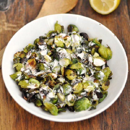 Brussels Sprouts with White Sauce