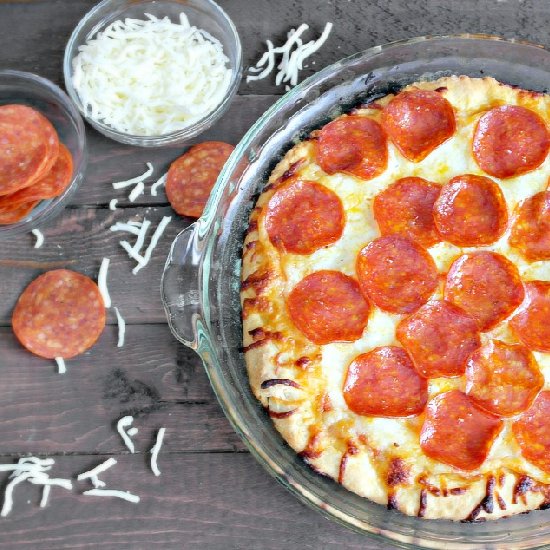 Homemade Deep Dish Pizza