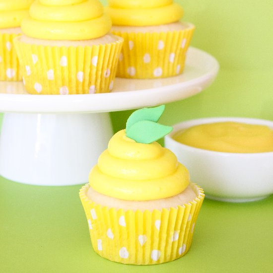 Lemon Pudding Cupcakes