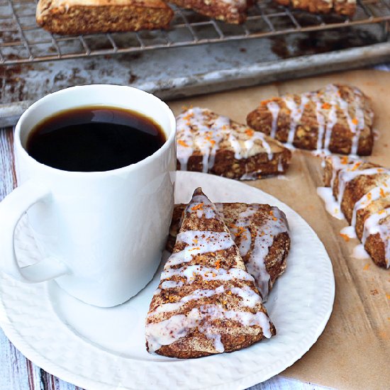 Low Carb Cinnamon Orange Scones