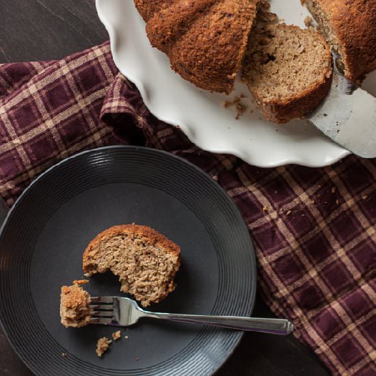 Banana Nut Snack Cake