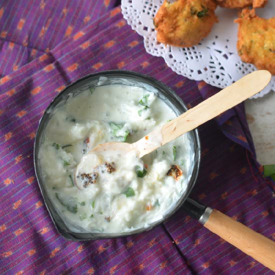 Healthy Radish Dip / Mooli ka Raita