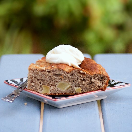 Apple Buckwheat Breakfast Cake