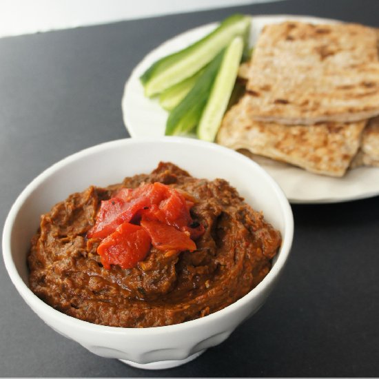 Red Pepper Spread with Eggplant