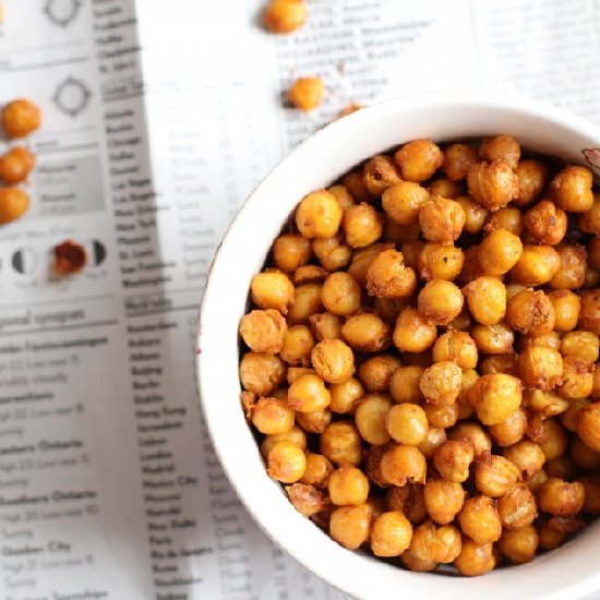 Spicy Roasted Chickpeas