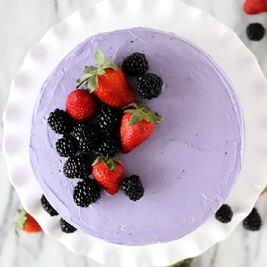 Buttermilk Berry & Mascarpone Cake