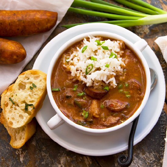 Ford Fry’s Duck & Andouille Gumbo