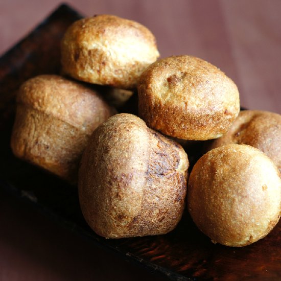 Whole Wheat Coconut Muffin Buns