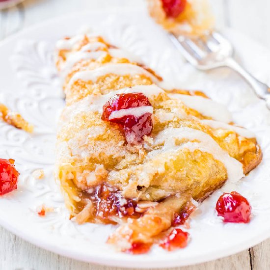 Cherry & Cream Cheese Turnovers