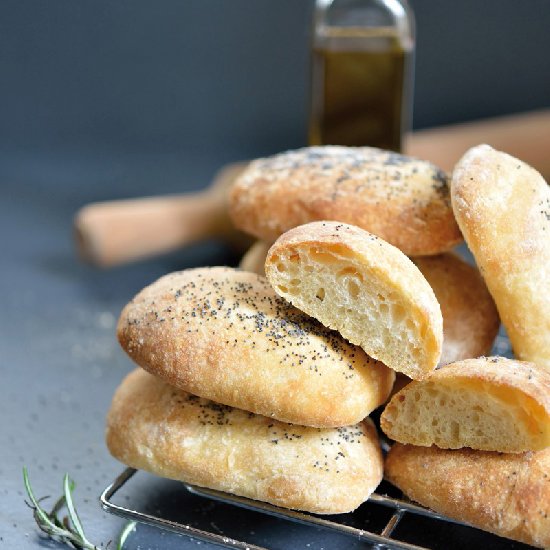 Homemade Ciabatta Rolls