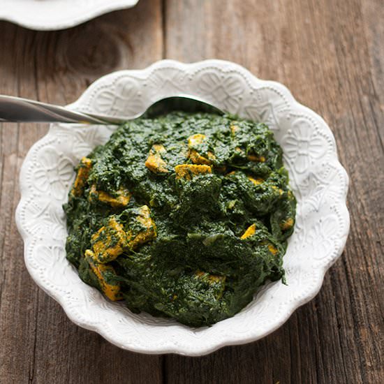 Tofu Paneer Saag