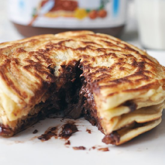 Nutella Lava x Pancake Crossover