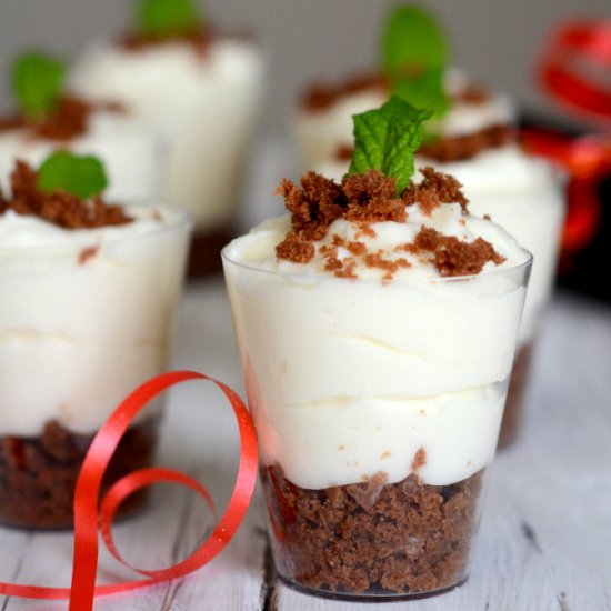 White Chocolate Mousse Shots