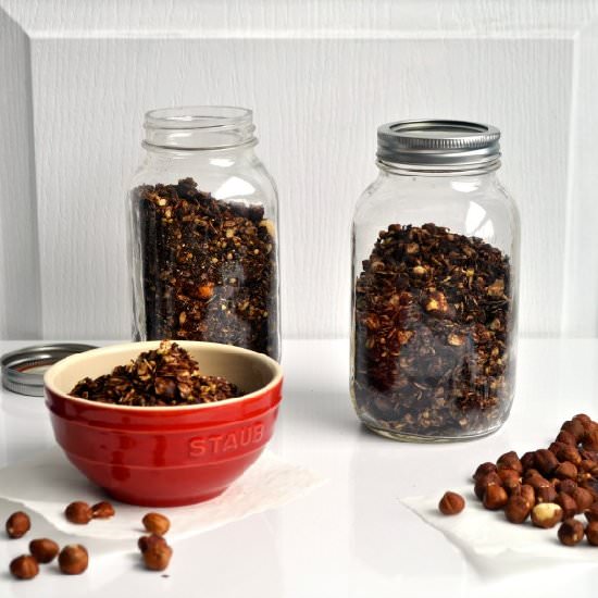 Chocolate Hazelnut Granola