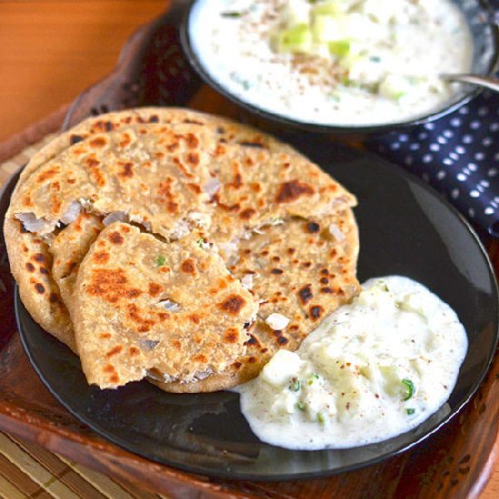 Mooli Paratha (Raddish Flat Bread)