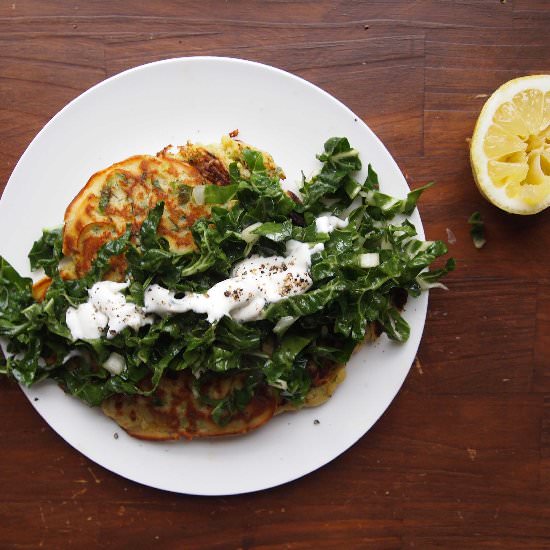 Herby Scallion & Leek Pancakes