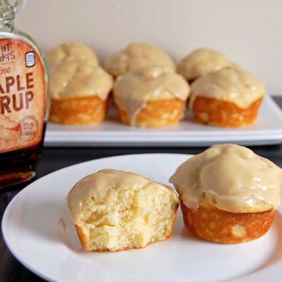 Gluten Free Mini Maple Yogurt Cakes