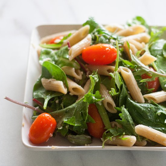 Pasta and Baby Greens Salad